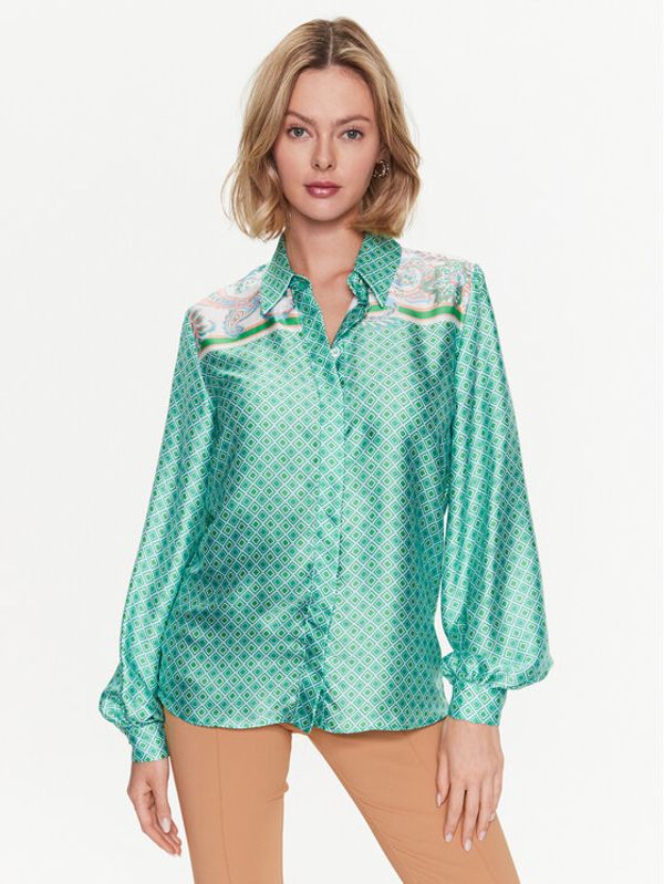 Liu Jo Liu Jo Риза WA3512 T8876 Зелен Regular Fit