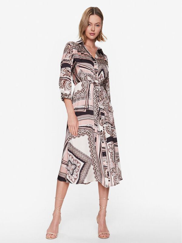 Liu Jo Liu Jo Рокля тип риза WA3028 T3450 Бежов Regular Fit