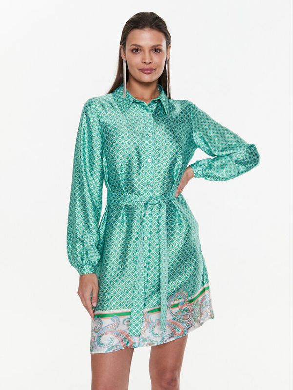 Liu Jo Liu Jo Рокля тип риза WA3511 T8876 Зелен Regular Fit