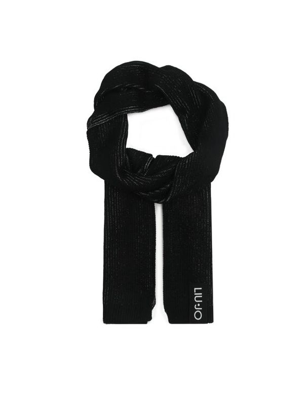 Liu Jo Liu Jo Шал Sciarpa Lurexlogo T 2F1005 M0300 Черен