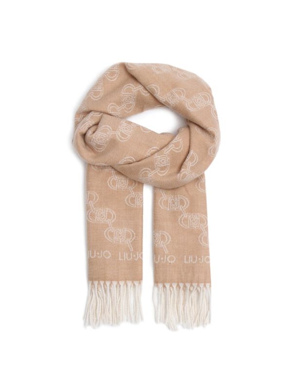 Liu Jo Liu Jo Шал Stola Jacquard Logo 2F3079 T0300 Бежов