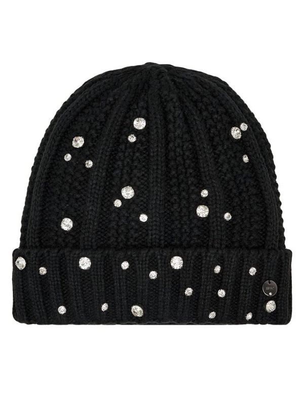 Liu Jo Liu Jo Шапка Cappello Con Applica 2F3065 M0300 Черен