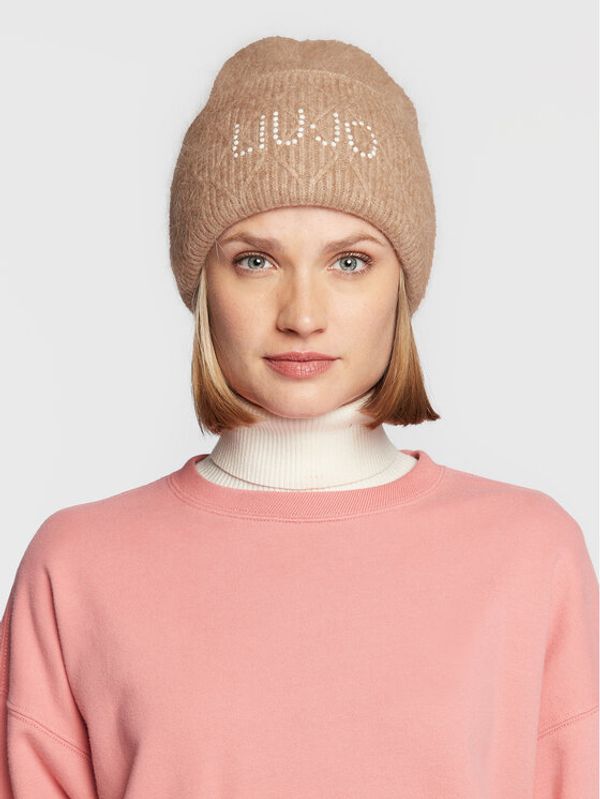 Liu Jo Liu Jo Шапка Logo Perle 2F2019 M0300 Бежов