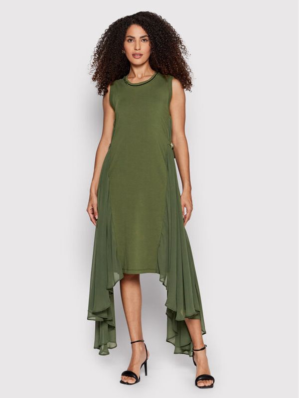 Liu Jo Liu Jo Sport Ежедневна рокля TA2180 J0088 Зелен Regular Fit