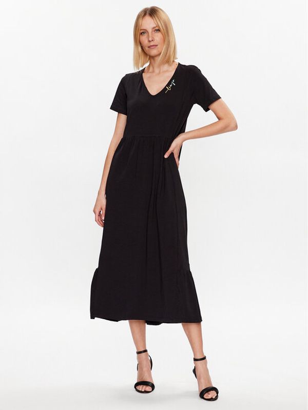 Liu Jo Liu Jo Sport Ежедневна рокля TA3165 JS088 Черен Relaxed Fit