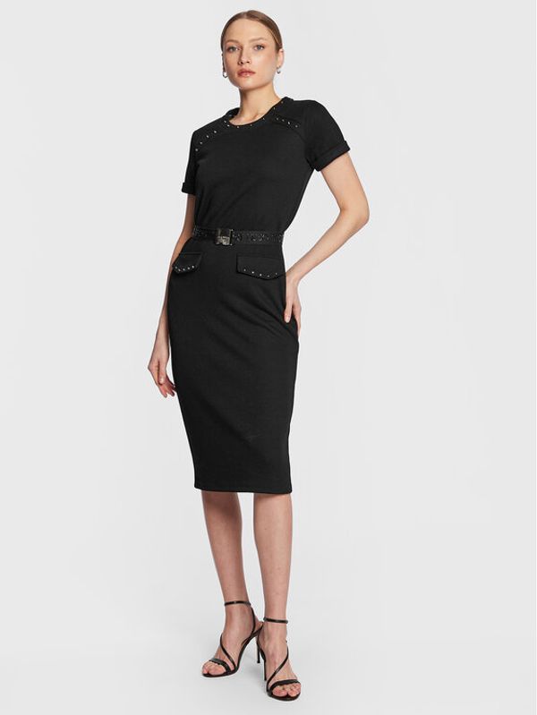 Liu Jo Liu Jo Sport Плетена рокля TA3032 JS178 Черен Regular Fit