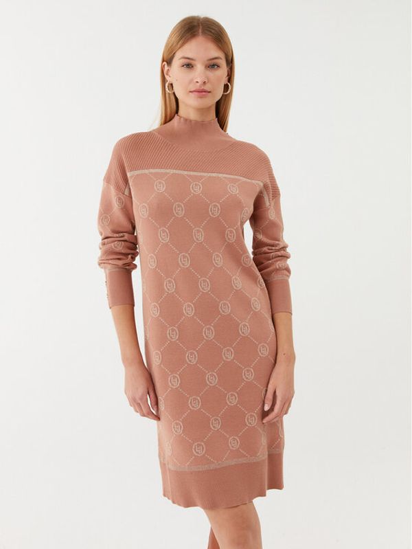 Liu Jo Liu Jo Sport Плетена рокля TF3208 MA63L Кафяв Regular Fit