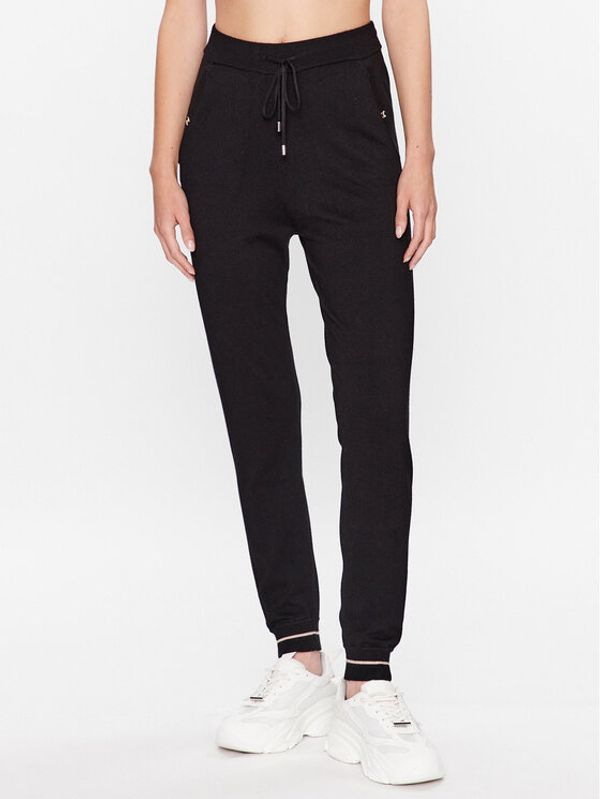 Liu Jo Liu Jo Sport Плетени панталони TF3205 MS49I Черен Regular Fit