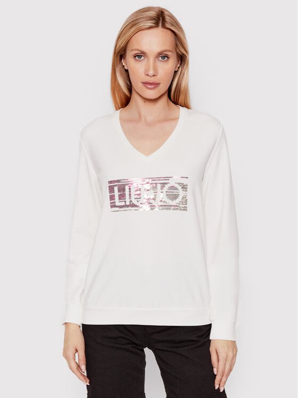 Liu Jo Liu Jo Sport Суитшърт TA2181 F0831 Бял Regular Fit