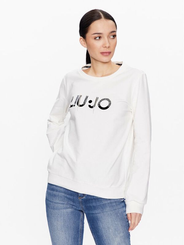 Liu Jo Liu Jo Sport Суитшърт TA3144 F0090 Бял Regular Fit
