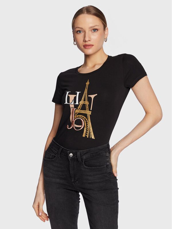 Liu Jo Liu Jo Sport Тишърт TA3088 JS003 Черен Regular Fit