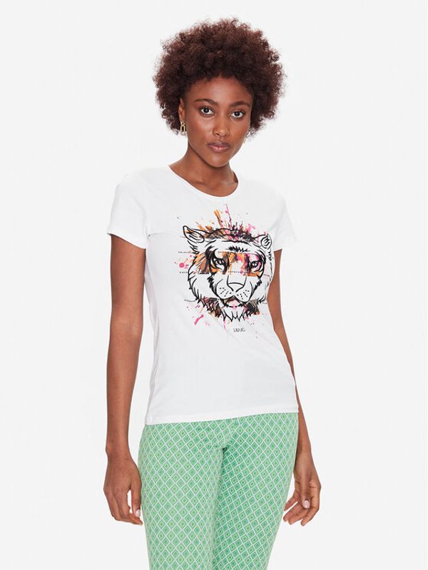 Liu Jo Liu Jo Sport Тишърт TA3104 J5003 Бял Regular Fit