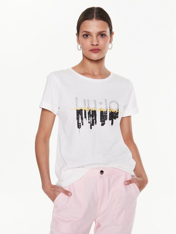 Liu Jo Liu Jo Sport Тишърт TA3275 J5923 Бежов Regular Fit