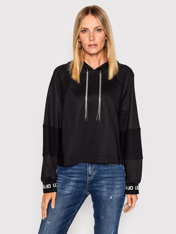 Liu Jo Liu Jo Суитшърт TF2012 F0778 Черен Regular Fit