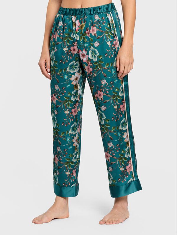 Liu Jo Liu Jo Текстилни панталони 5F2080 T2449 Зелен Relaxed Fit