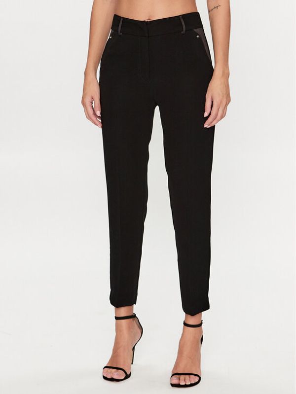 Liu Jo Liu Jo Текстилни панталони CA3033 T2506 Черен Regular Fit