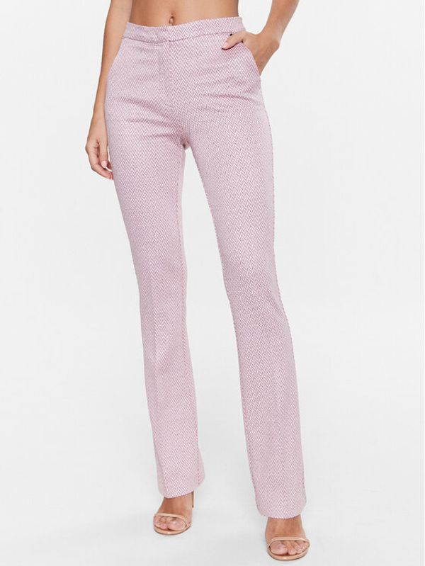 Liu Jo Liu Jo Текстилни панталони CA3408 J1919 Розов Slim Fit