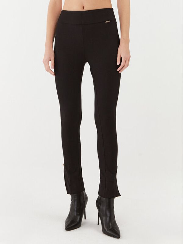 Liu Jo Liu Jo Текстилни панталони MF3100 J9189 Черен Slim Fit