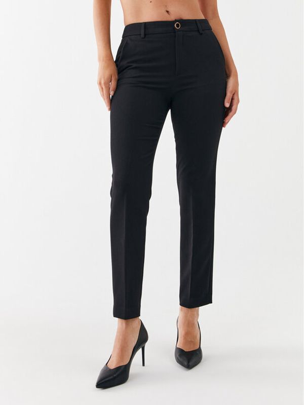 Liu Jo Liu Jo Текстилни панталони MF3130 T4224 Черен Regular Fit