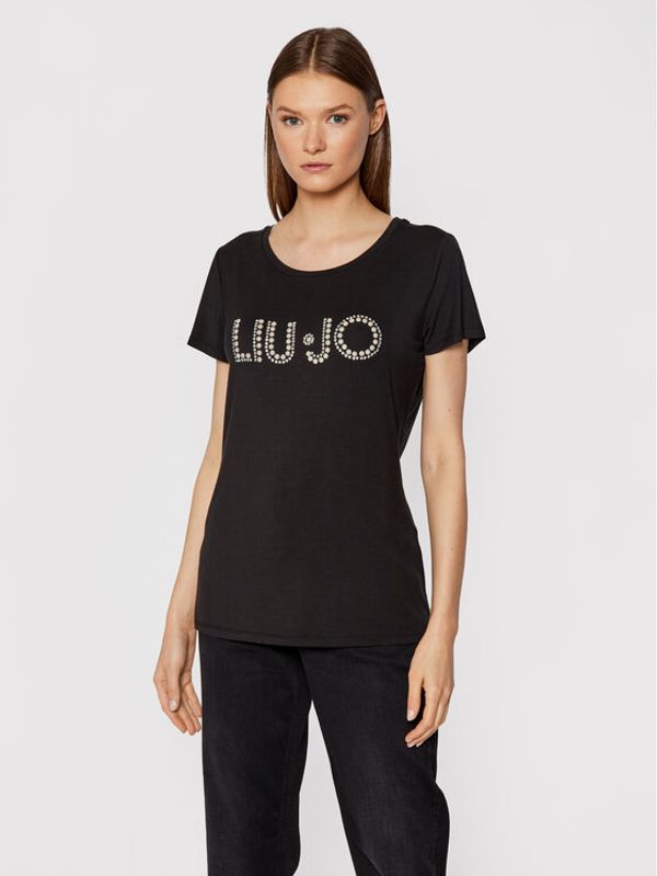 Liu Jo Liu Jo Тишърт 5F1031 J7905 Черен Regular Fit