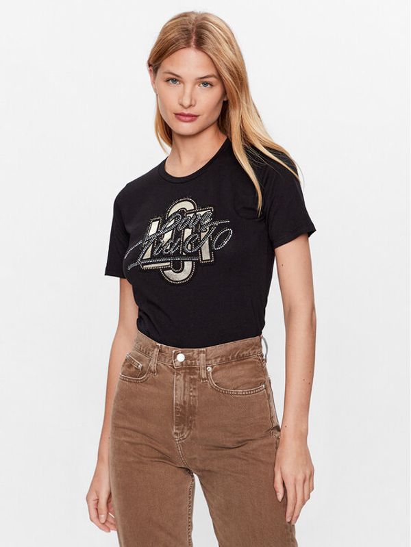 Liu Jo Liu Jo Тишърт CF3320 JS003 Черен Regular Fit