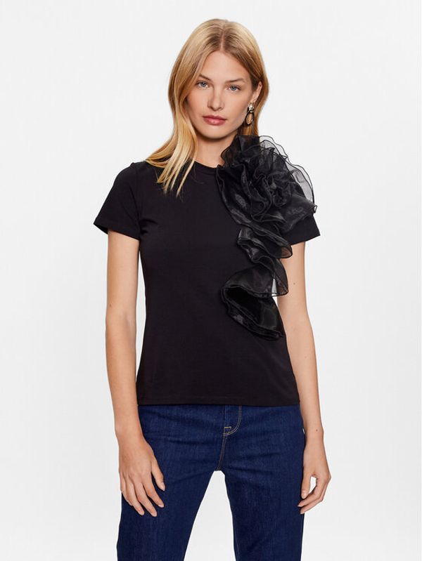 Liu Jo Liu Jo Тишърт CF3373 J5003 Черен Regular Fit