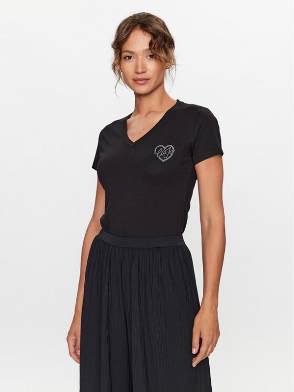 Liu Jo Liu Jo Тишърт MF3248 JS923 Черен Regular Fit