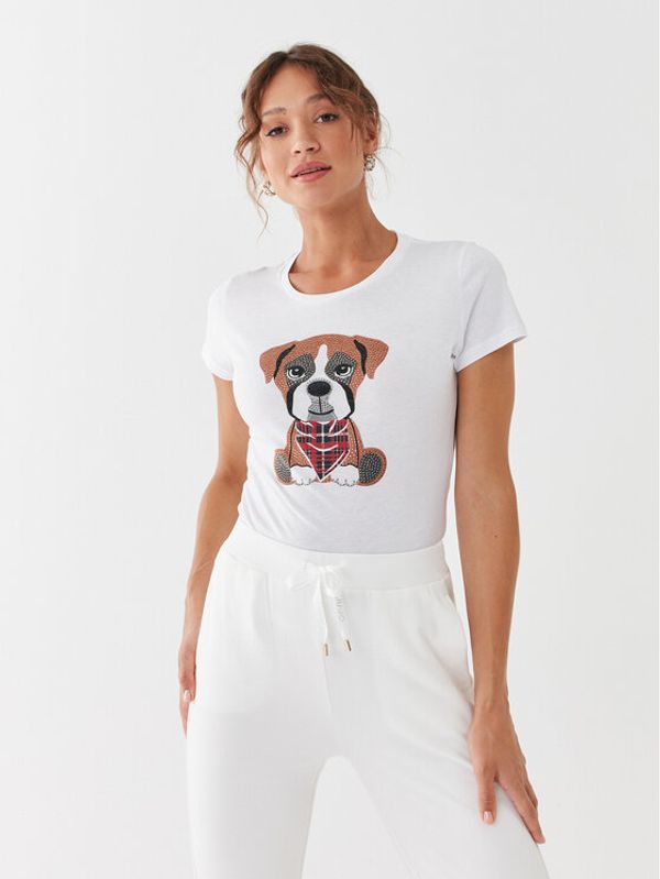 Liu Jo Liu Jo Тишърт MF3313 J6410 Бял Regular Fit