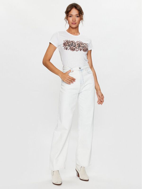 Liu Jo Liu Jo Тишърт MF3382 JS923 Бял Regular Fit