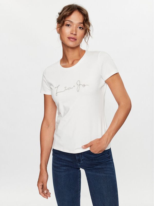 Liu Jo Liu Jo Тишърт TF3282 J0088 Бял Regular Fit
