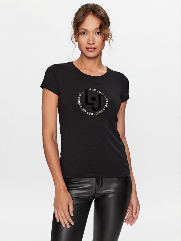 Liu Jo Liu Jo Тишърт TF3295 J0088 Черен Regular Fit