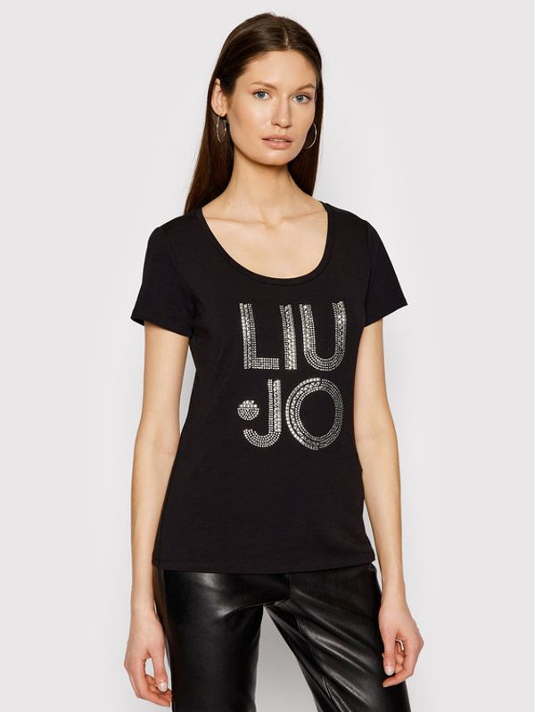 Liu Jo Liu Jo Тишърт WA1138 J5003 Черен Slim Fit