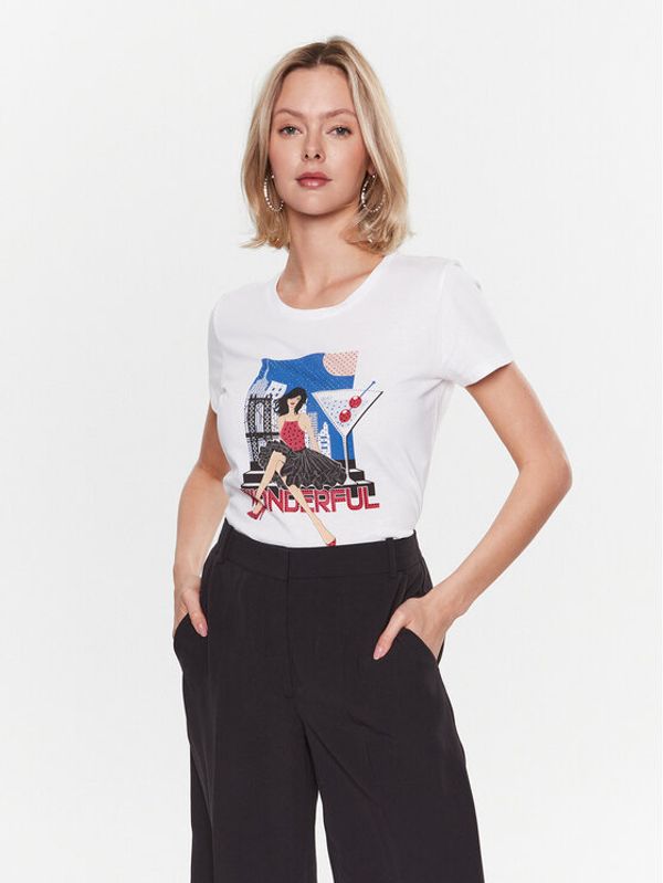 Liu Jo Liu Jo Тишърт WA3282 JS923 Бял Regular Fit