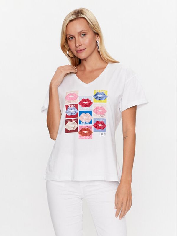 Liu Jo Liu Jo Тишърт WA3287 J5923 Бял Regular Fit