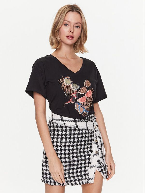 Liu Jo Liu Jo Тишърт WA3287 J5923 Черен Regular Fit