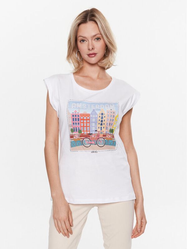 Liu Jo Liu Jo Тишърт WA3291 JS923 Бял Regular Fit