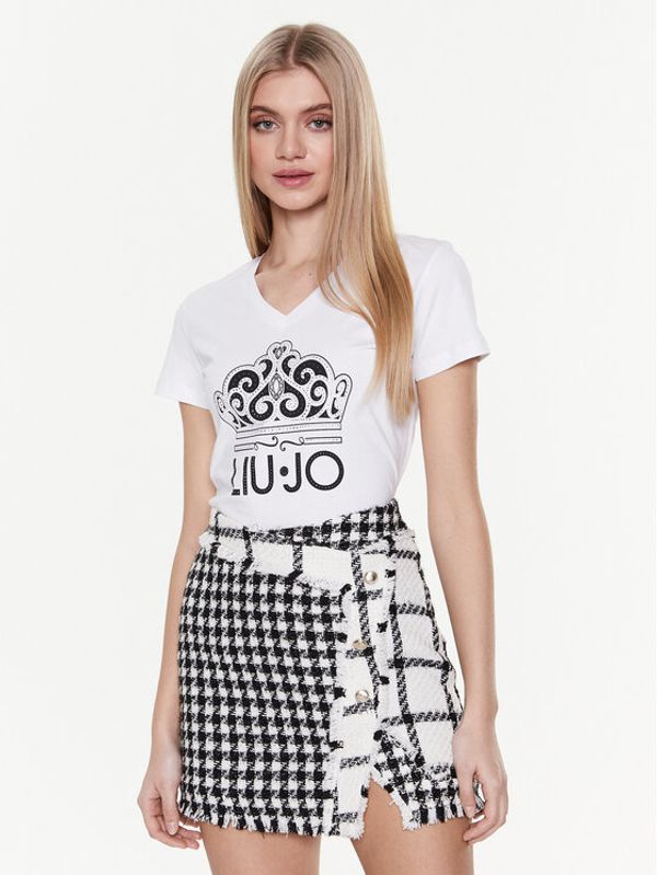 Liu Jo Liu Jo Тишърт WA3321 J5923 Бял Regular Fit