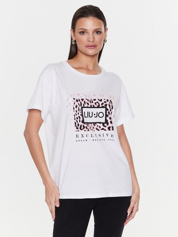 Liu Jo Liu Jo Тишърт WA3332 J6410 Бял Relaxed Fit