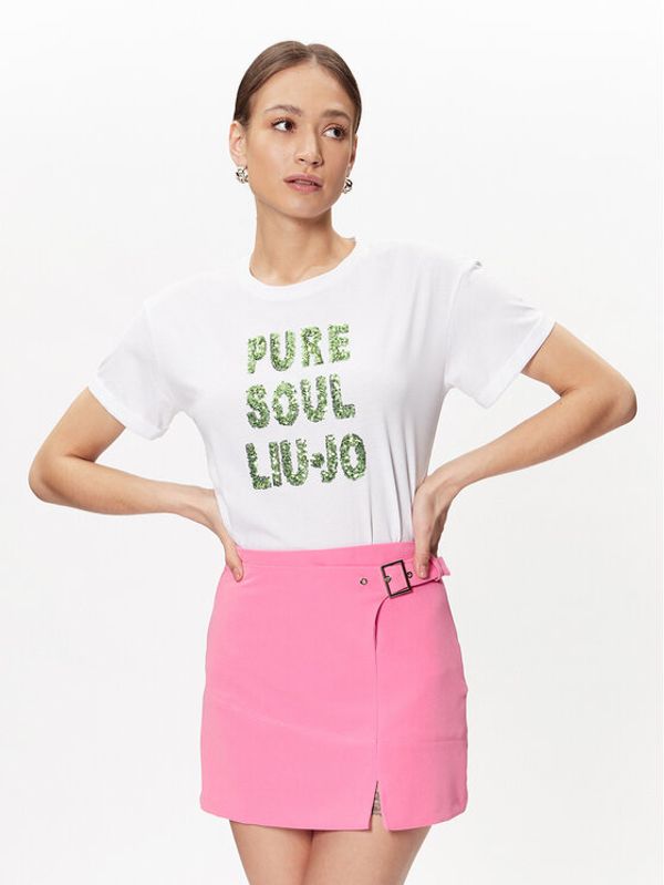 Liu Jo Liu Jo Тишърт WA3413 J4501 Бял Regular Fit