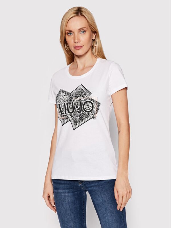 Liu Jo Liu Jo Тишърт WF2375 JS923 Бял Regular Fit