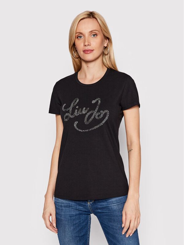 Liu Jo Liu Jo Тишърт WF2486 J5003 Черен Regular Fit