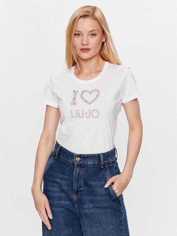 Liu Jo Liu Jo Тишърт WF3076 JS923 Бял Regular Fit