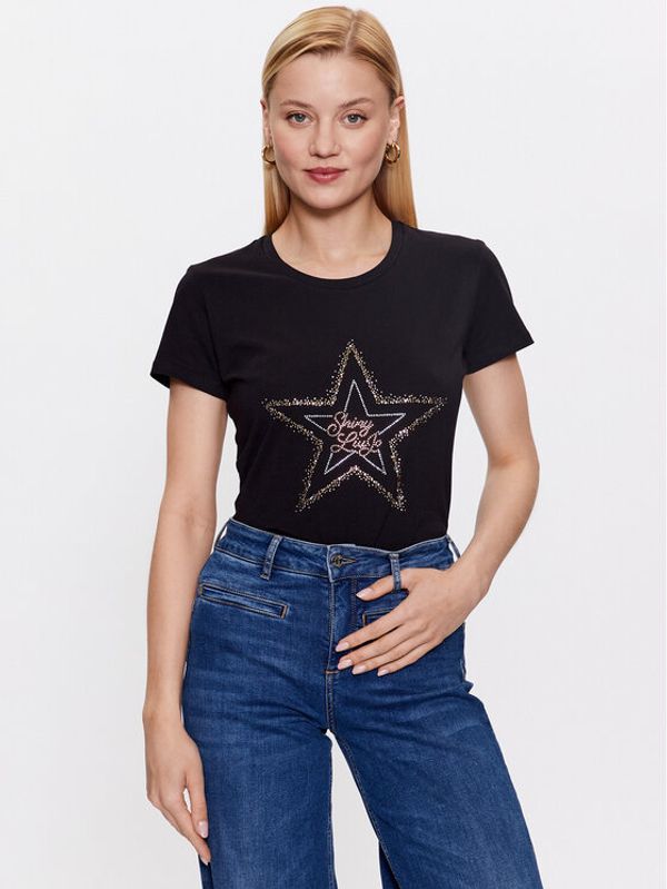 Liu Jo Liu Jo Тишърт WF3076 JS923 Черен Regular Fit