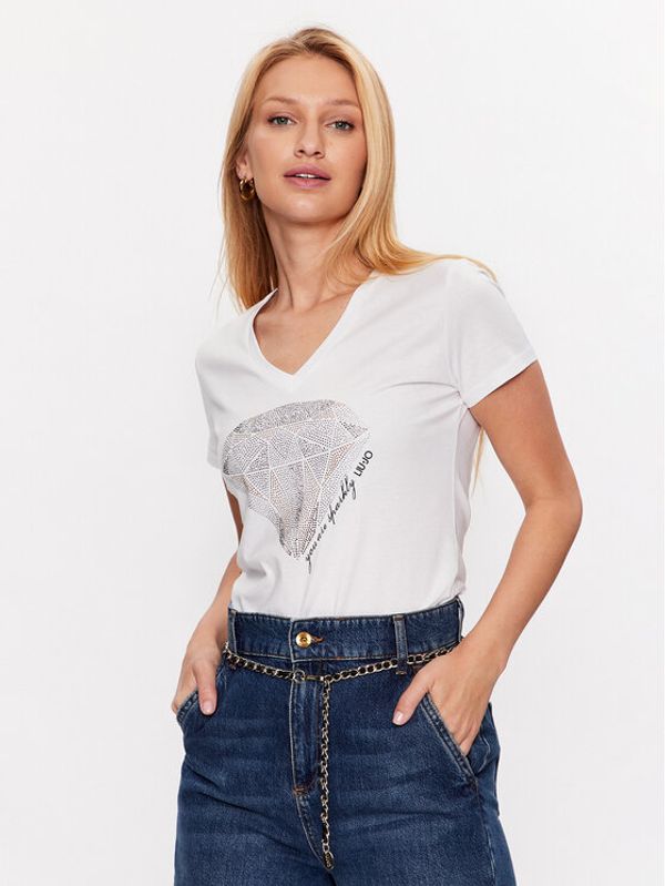 Liu Jo Liu Jo Тишърт WF3080 JS923 Бял Regular Fit