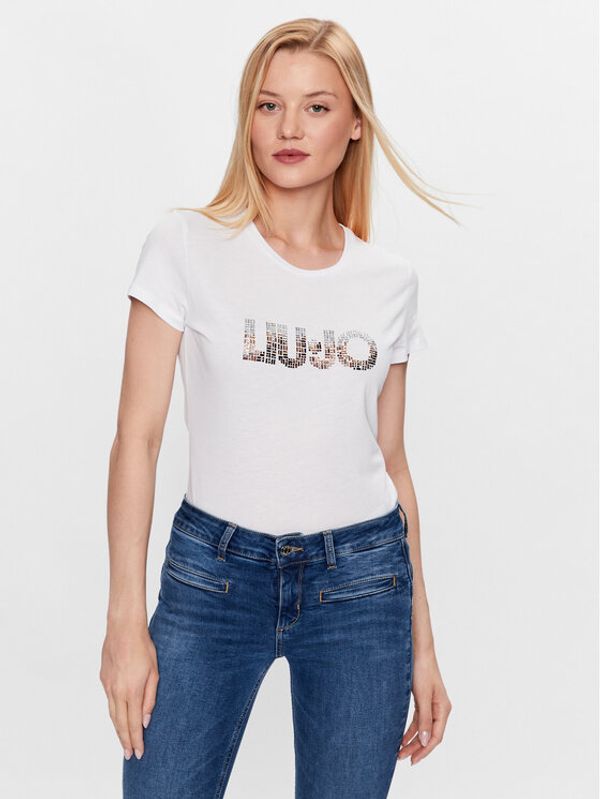 Liu Jo Liu Jo Тишърт WF3085 J6308 Бял Regular Fit