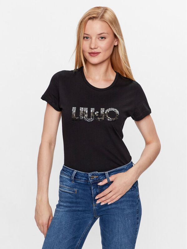 Liu Jo Liu Jo Тишърт WF3085 J6308 Черен Regular Fit