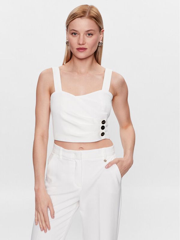 Liu Jo Liu Jo топ CA3095 T2200 Бял Regular Fit