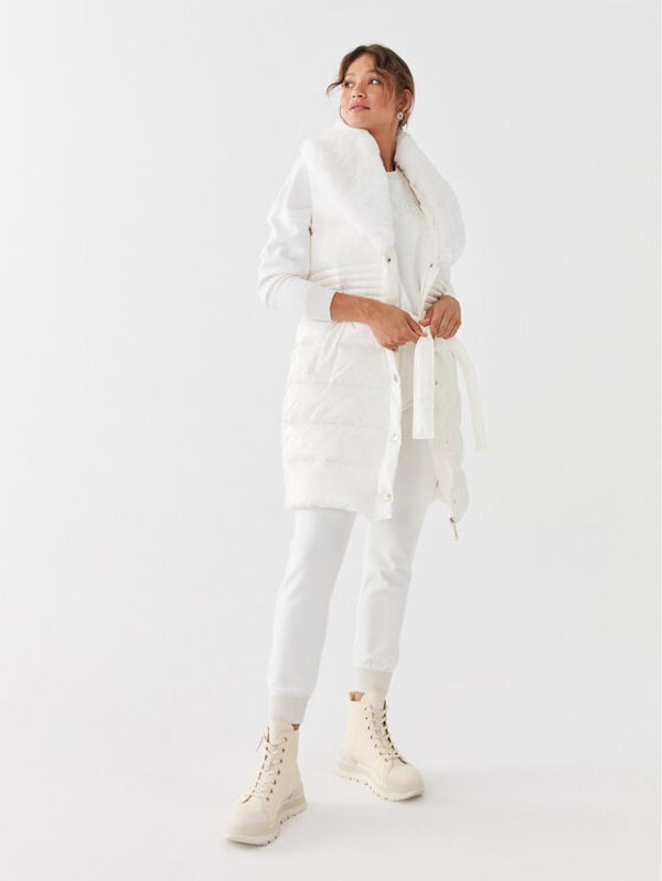 Liu Jo Sport Liu Jo Sport Елек TF3003 T3549 Екрю Regular Fit