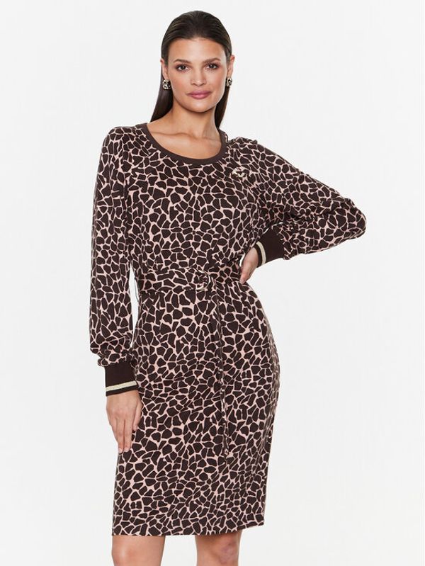 Liu Jo Sport Liu Jo Sport Ежедневна рокля TA3113 J6182 Кафяв Regular Fit