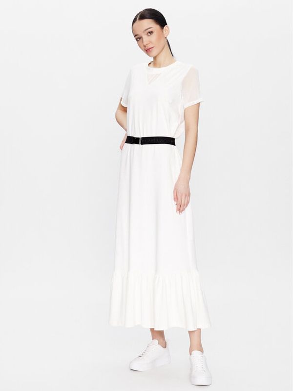 Liu Jo Sport Liu Jo Sport Ежедневна рокля TA3164 JS088 Бял Regular Fit